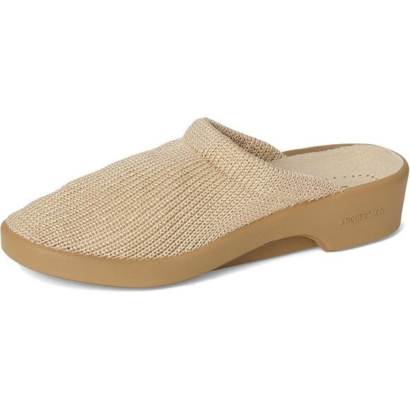Arcopedico Womens Light Clog EU 41 US 9.5-10 Beige Nylon Knit NWOB - Picture 2 of 13